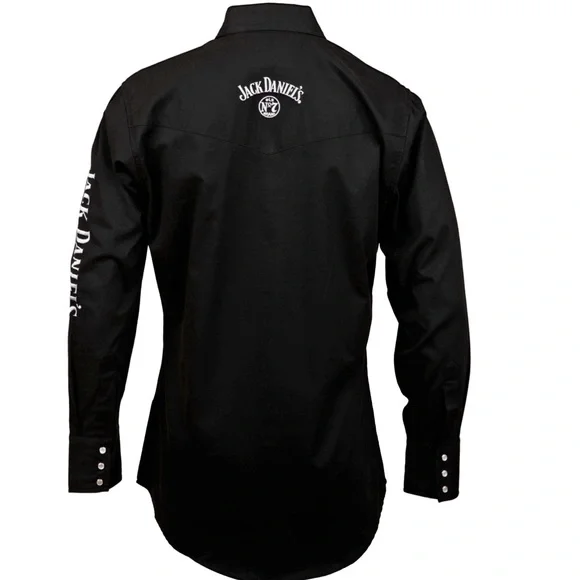 New Wot Jack Daniel’s Button Up Cowboy Style Size Medium. - Picture 9 of 11